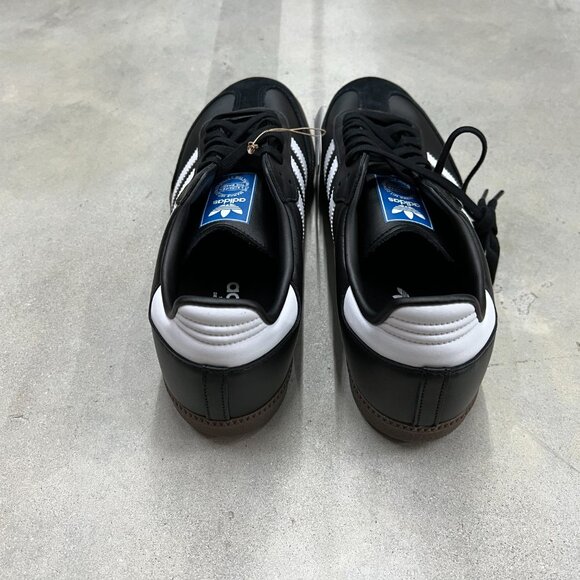 Adidas Samba OG Men's Size 4.5 Black White Gum B75807 - New Damaged Box - Picture 2 of 8